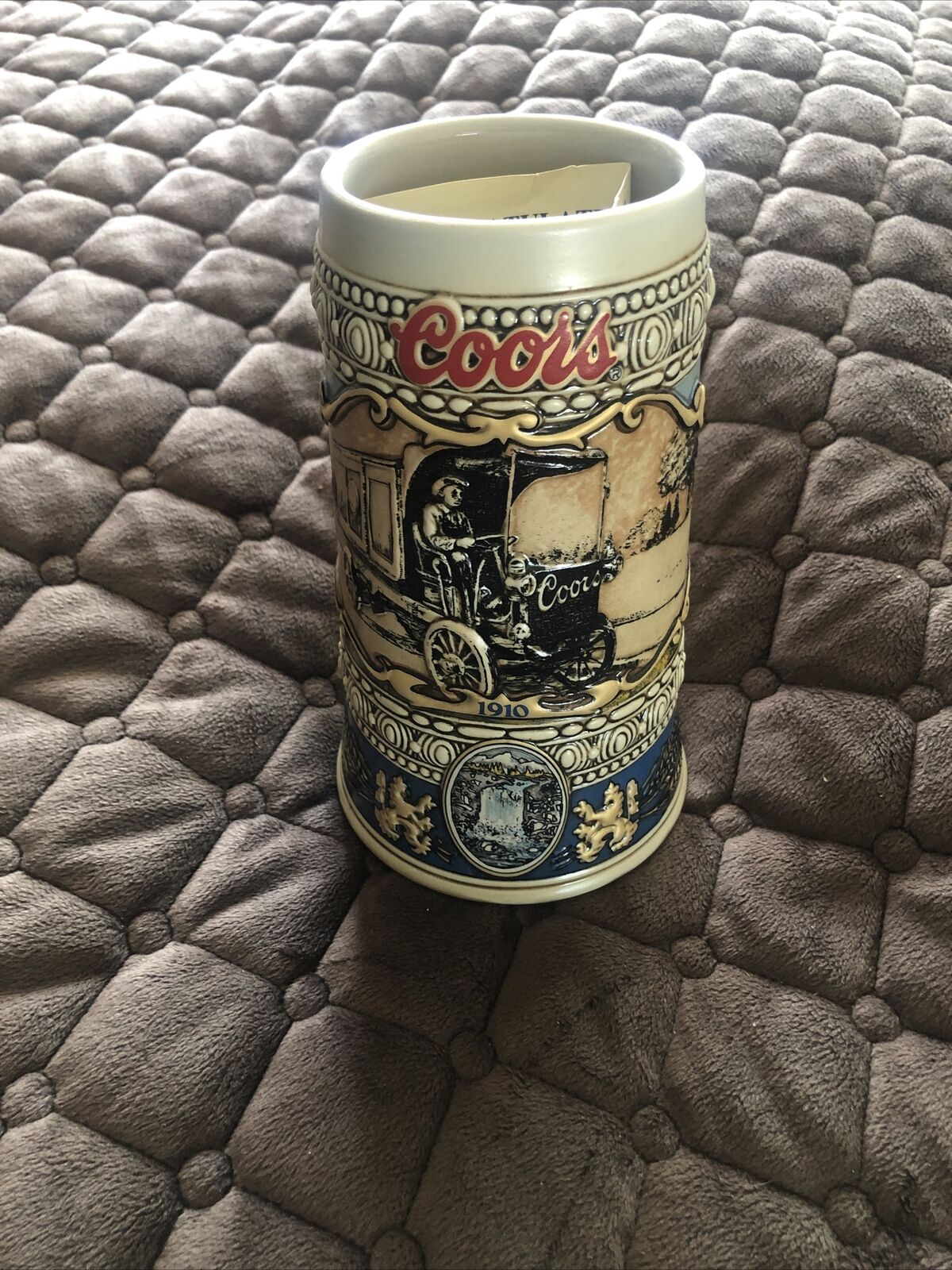 New Vintage Adolph Coors 1989 Edition Beer Stein | Beer Truck 1910