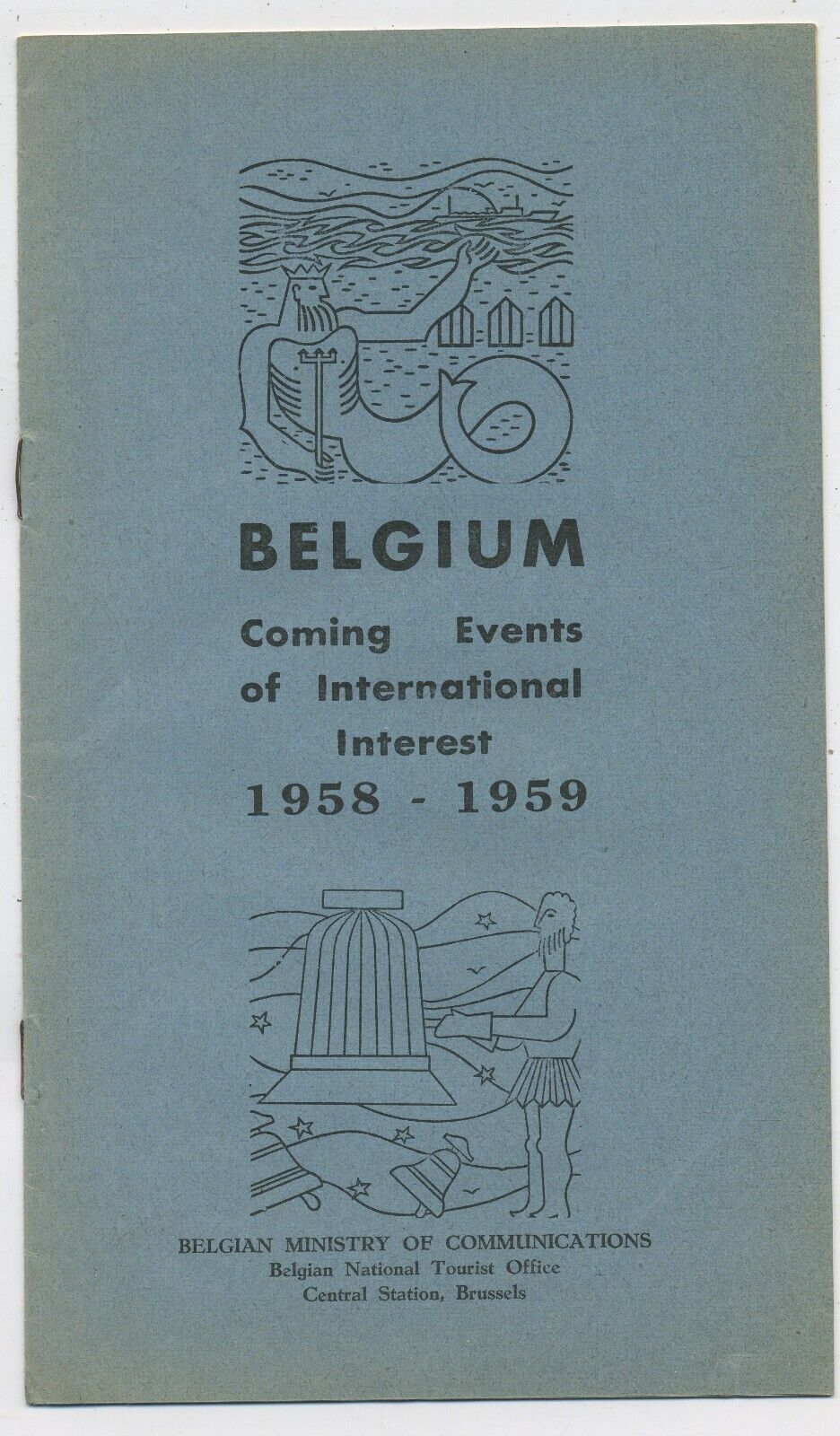 BELGIUM Coming Events of International Interest 1958 Info Promo Booklet C7