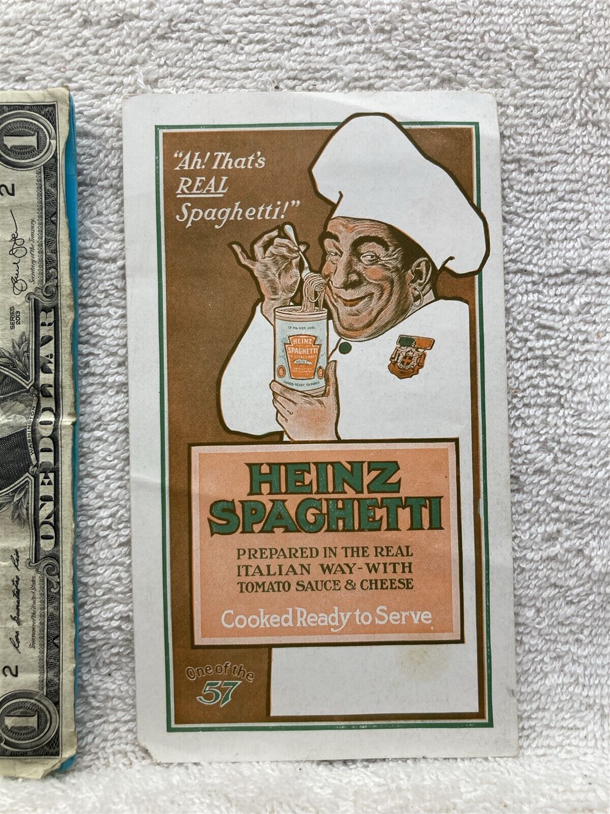 1920s 1930s Heinz Spaghetti Information Brochure Pittsburgh PA  Vtg