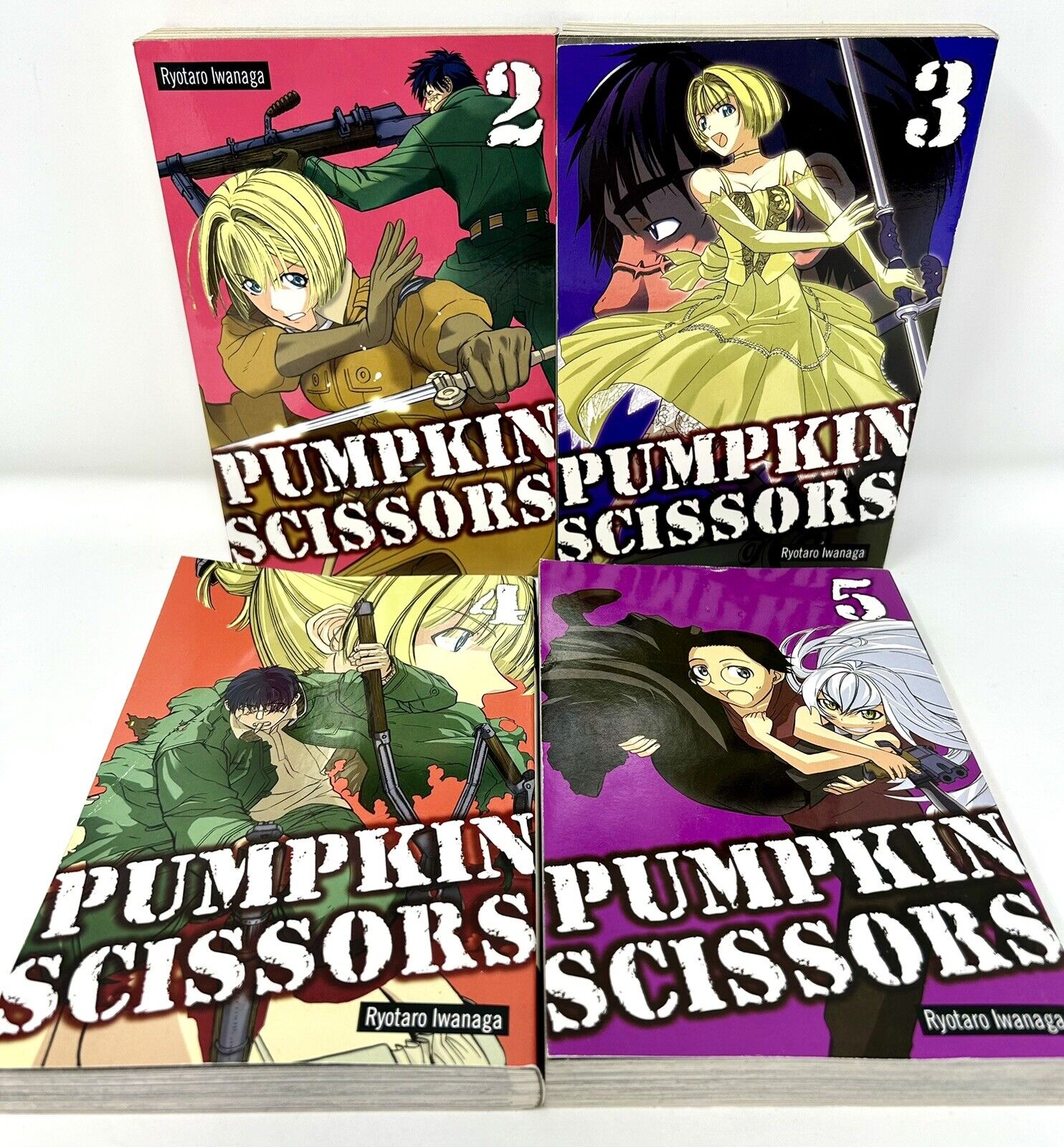 Pumpkin Scissors Vol 2 3 4 5 - Ryotaro Iwanaga  Manga English Set