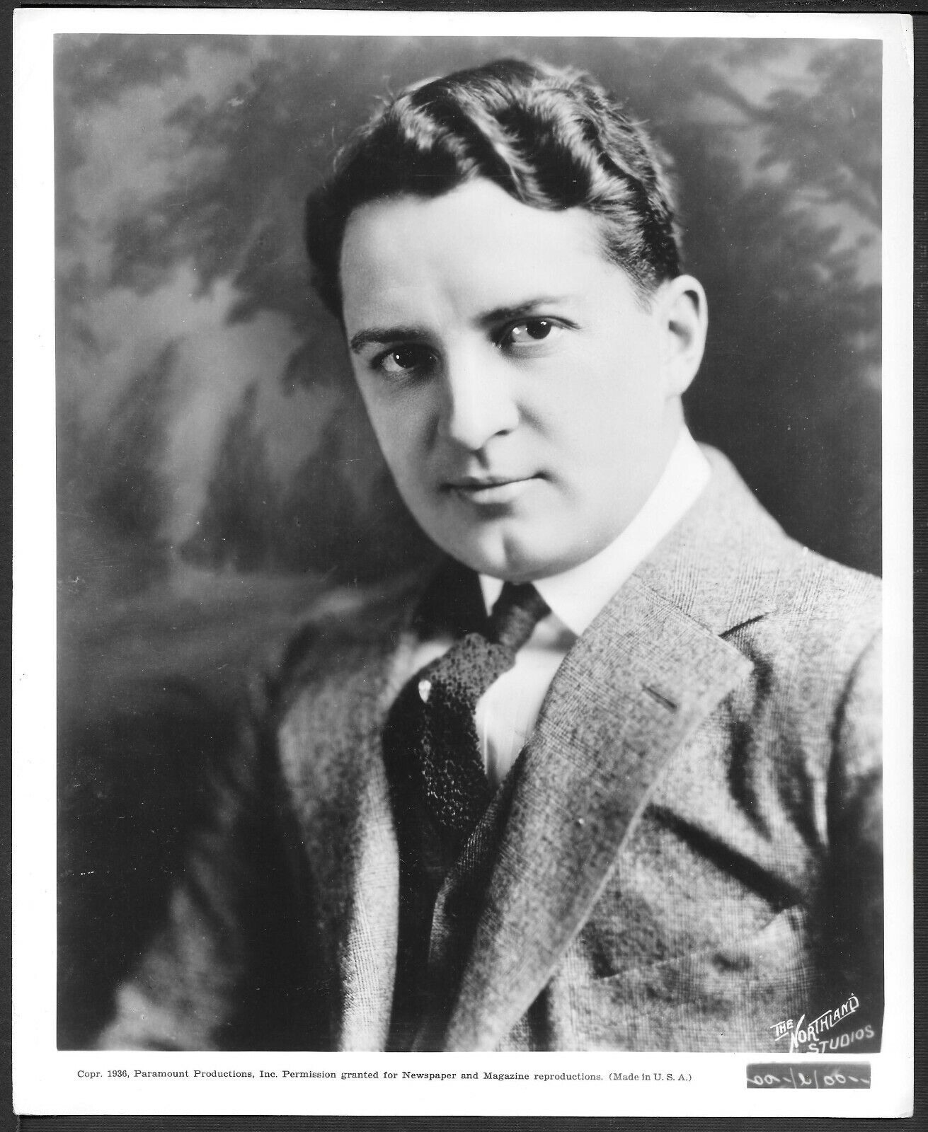 Silent Film Actor Bryant Washburn Original 1930s Photo Hollywood Boulevard