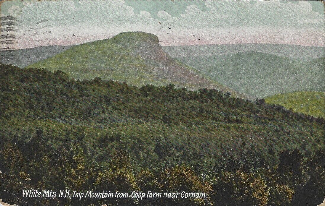 Postcard NH White Mountains from Copp Farm near Gorham, New Hampshire - c1908
