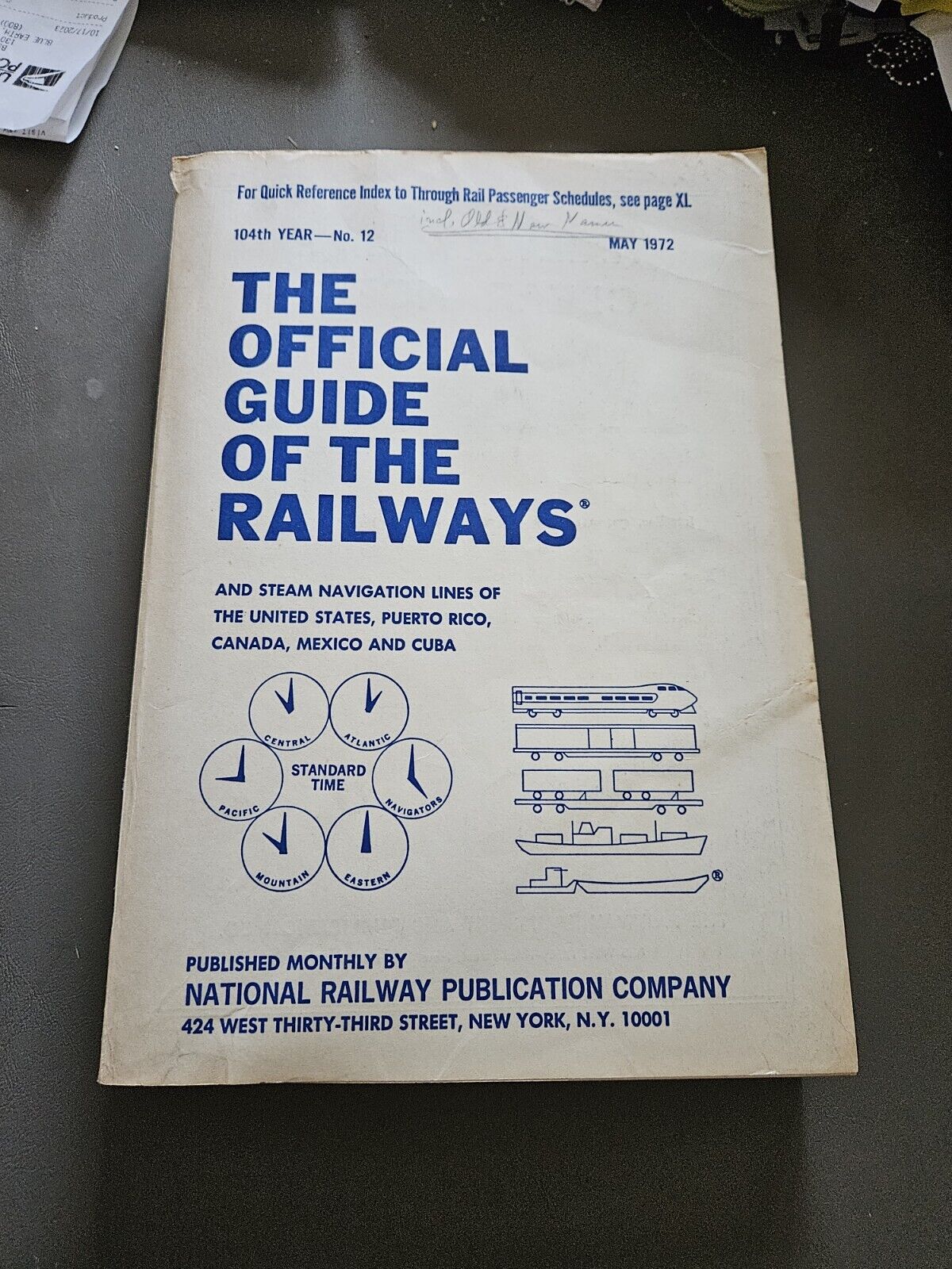 The Official Guide Of The Railways May 1972 (Used)