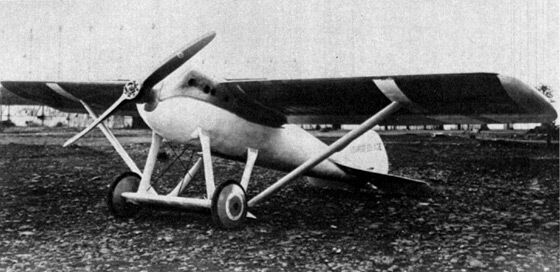 Sesquiplan Nieuport-Delage Race Airplane Desktop Wood Model Big New