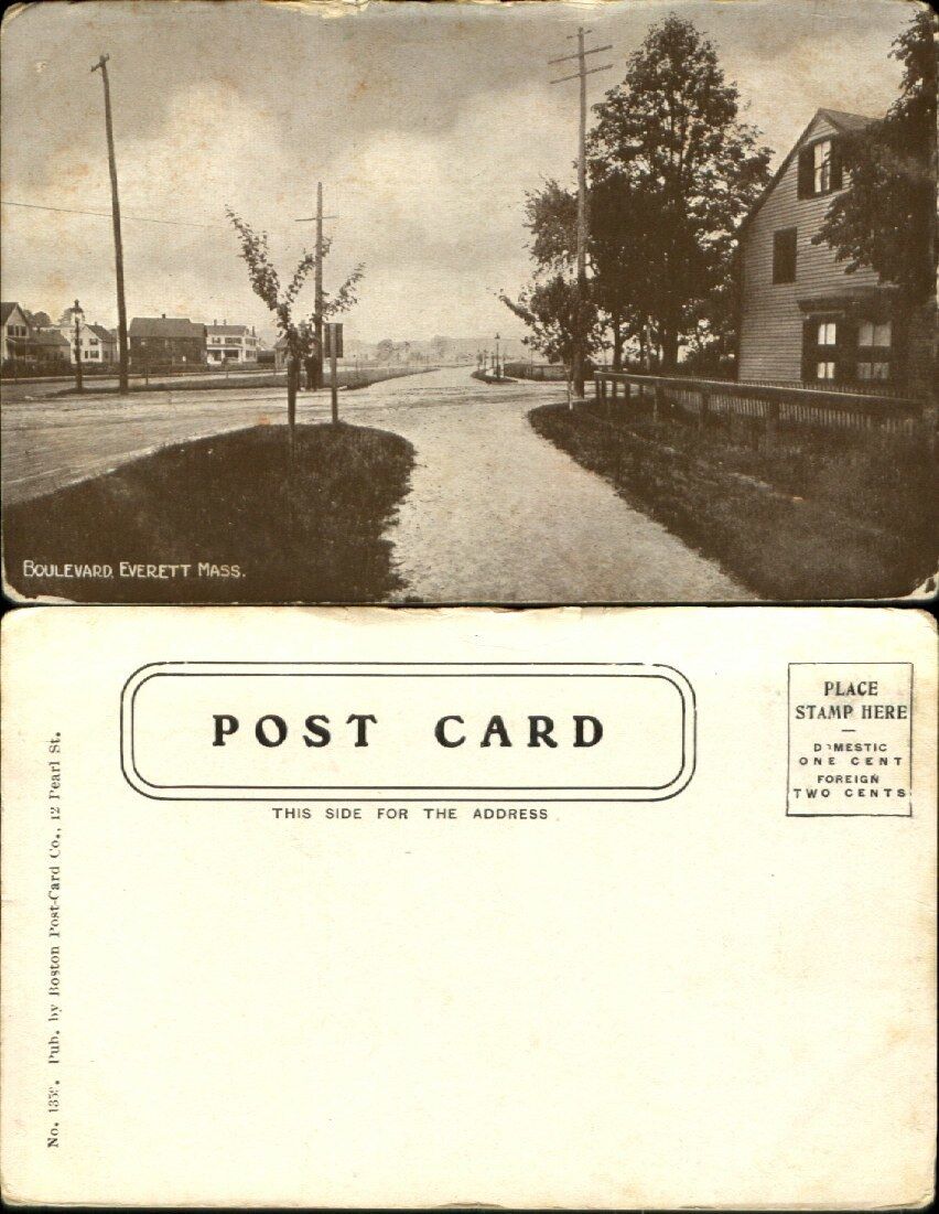 Boulevard Everett Massachusetts 1902-1907 UDB