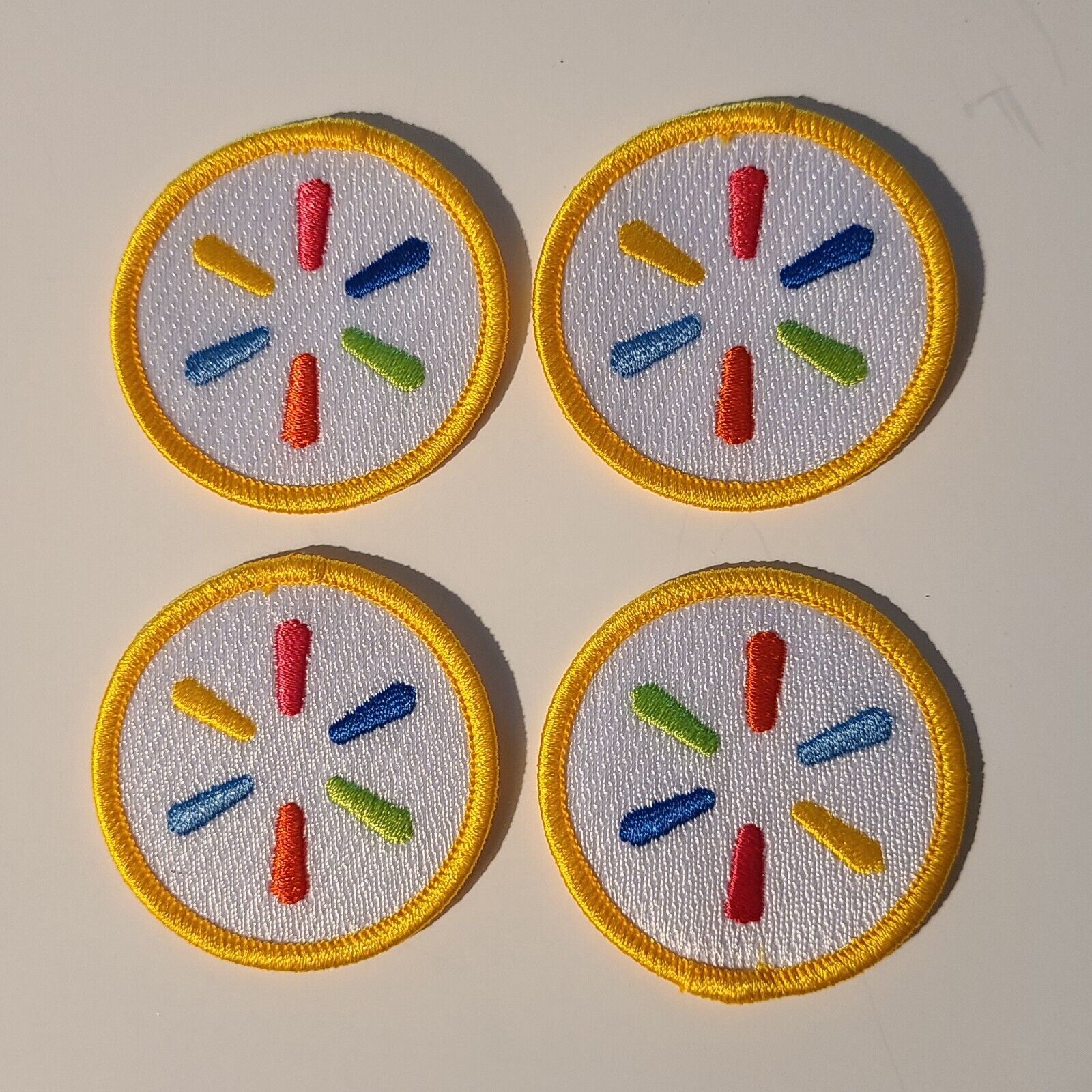4 Pack Walmart Circular Patches New Advertising Decorative Promotional Pride