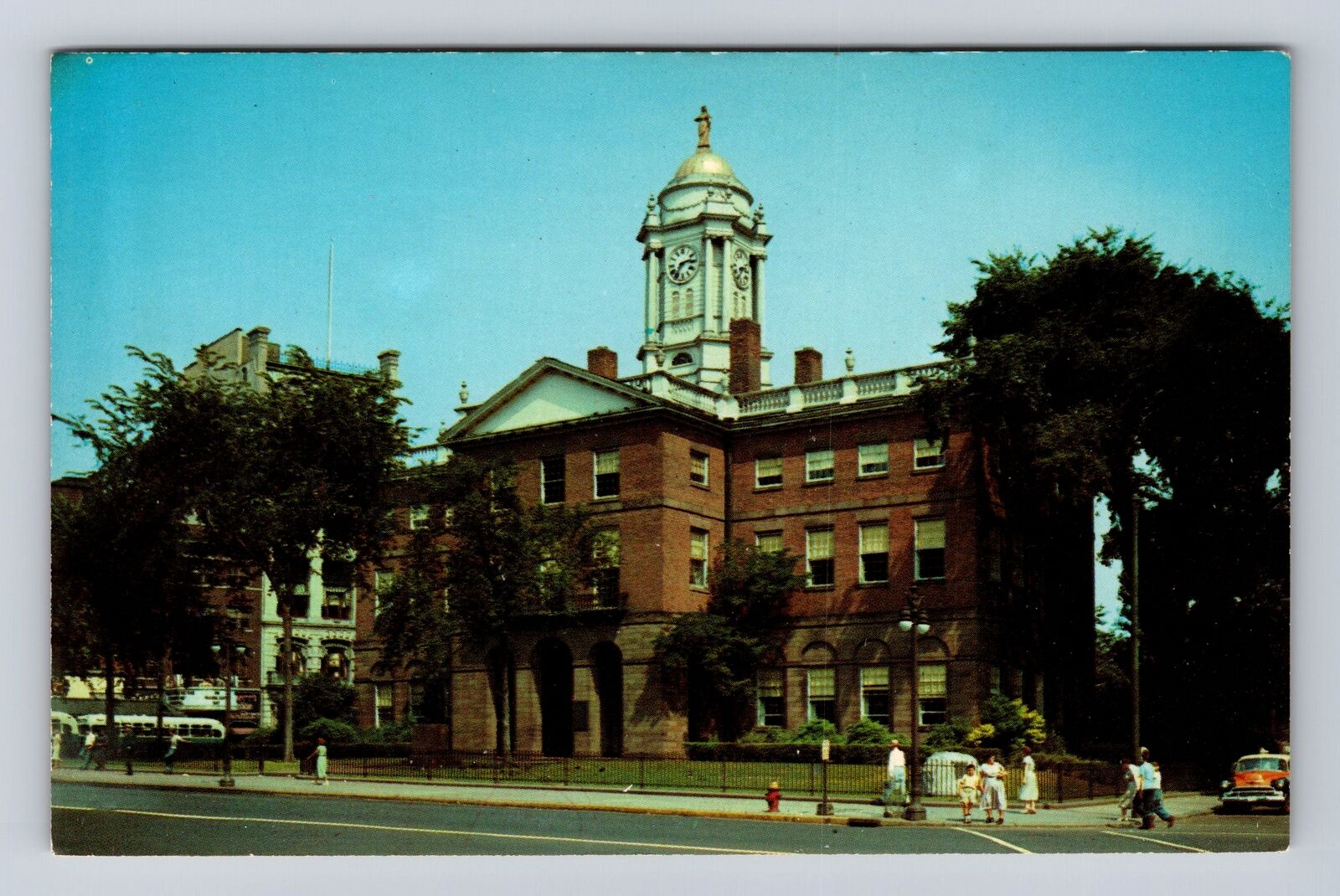 Hartford CT-Connecticut, Old State House, Antique Vintage Souvenir Postcard