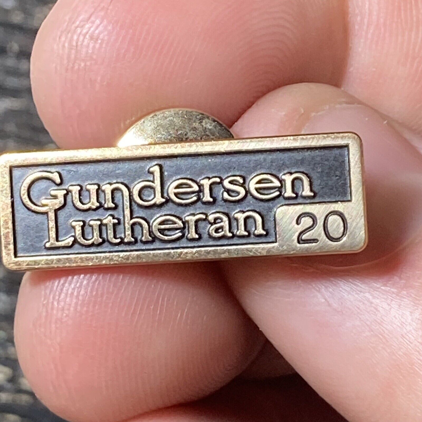 Vintage Gunderson Lutheran Lapel Pin Vest EUC K249