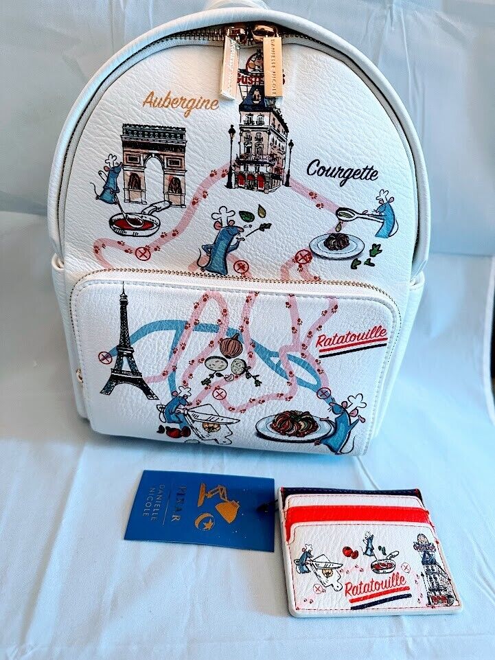 Ratatouille Map Danielle Nicole/Pixar mini backpack with wallet BN w/tags