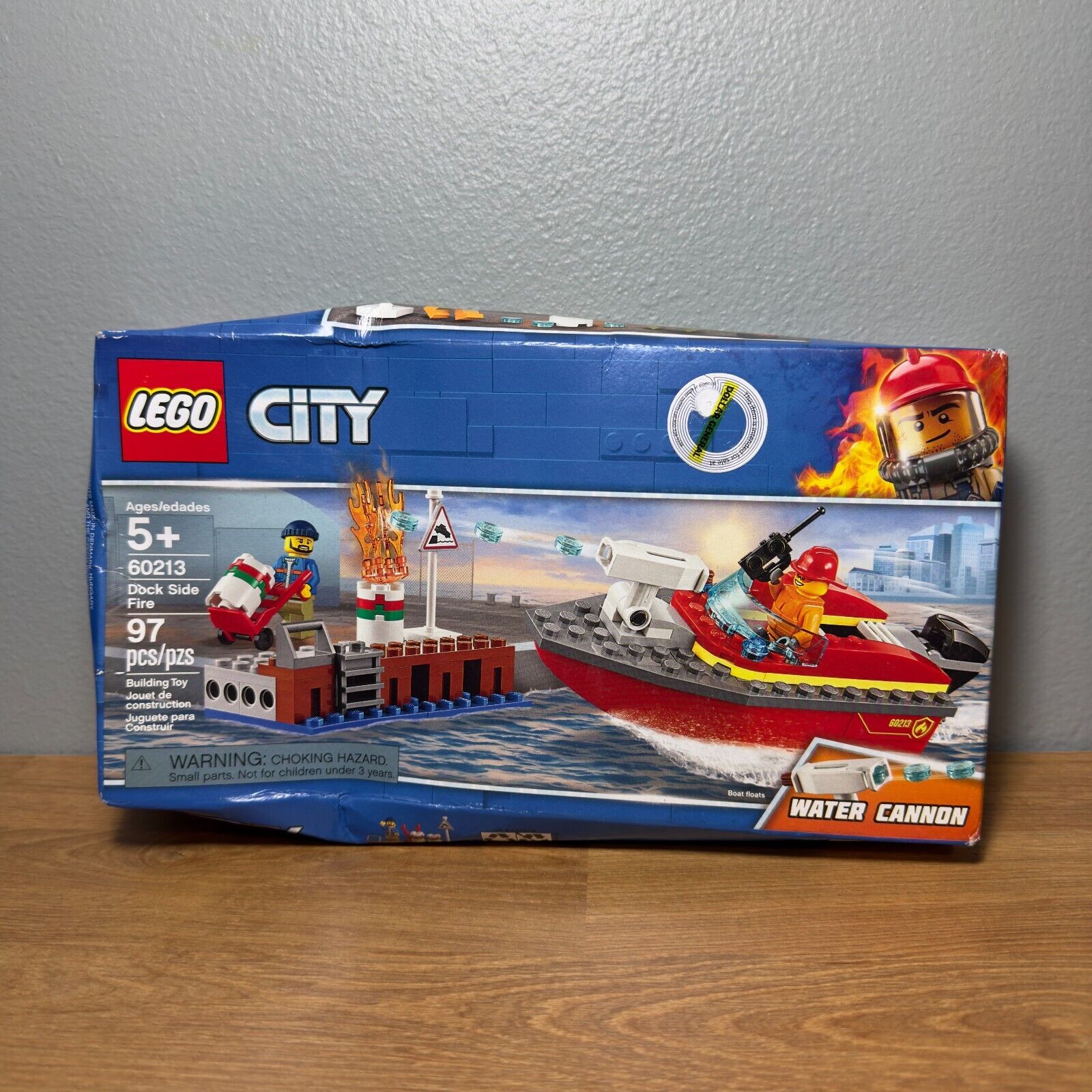 Lego City Dock Side Fire 60213 NEW Sealed - 97 pcs Set