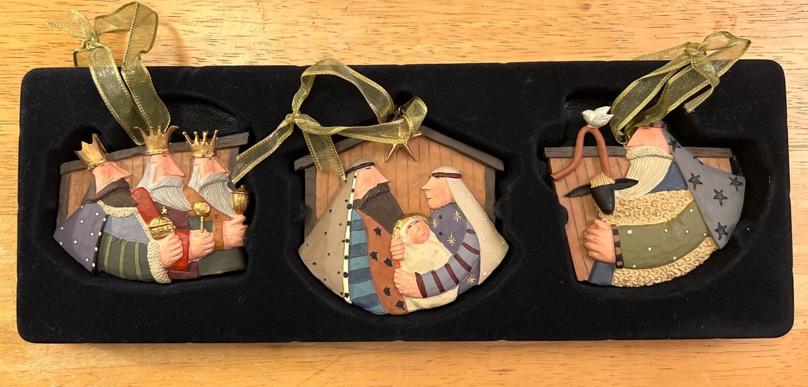 Williraye Studio Nativity Ornament Set , RETIRED, New In Box