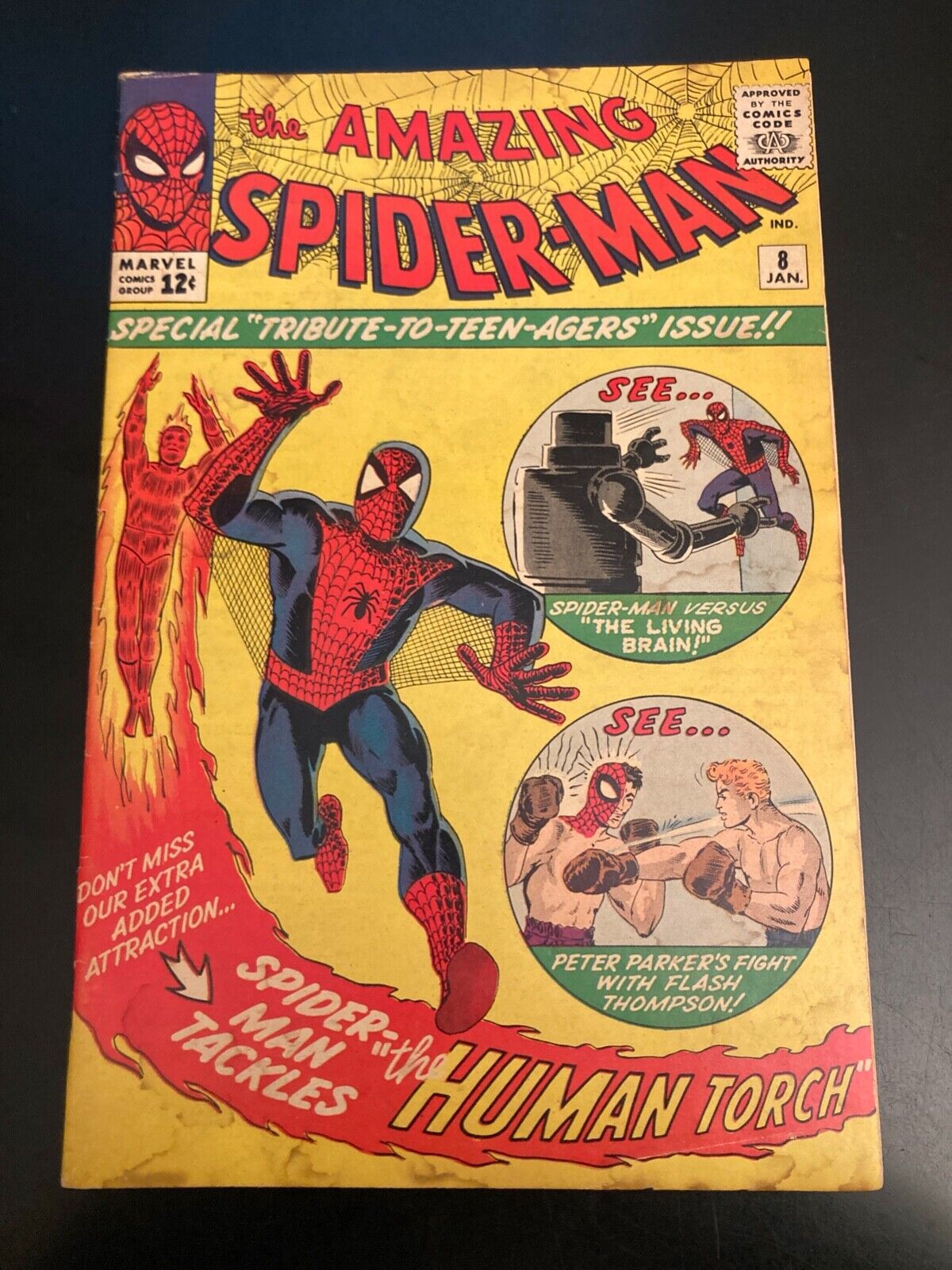 AMAZING SPIDER-MAN #8 (Marvel/1964) **Nice & Bright & Colorful**