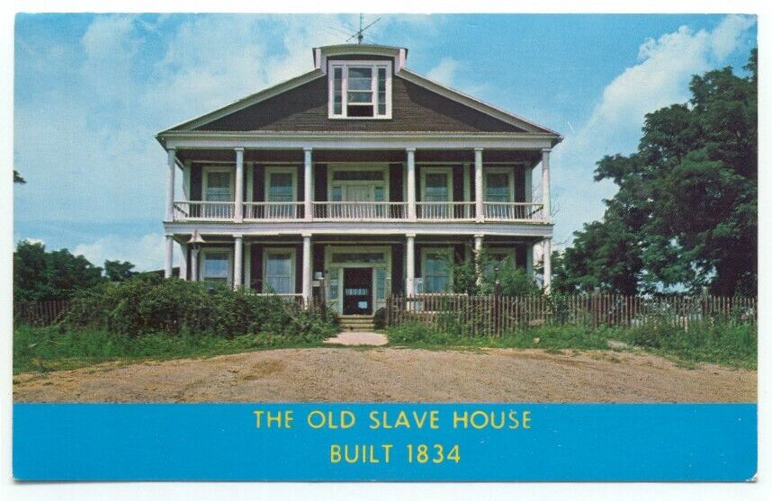 Junction IL The Old Slave House Postcard Illinois