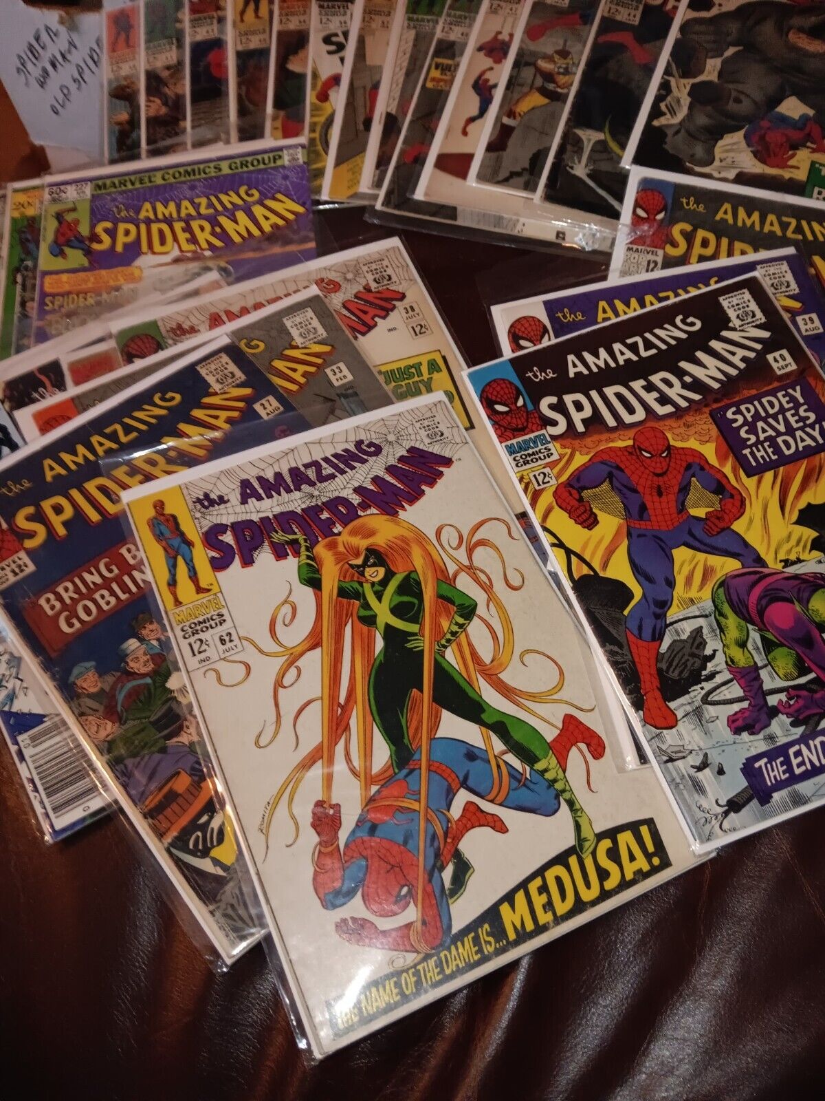 amazing spiderman comic book lot silver