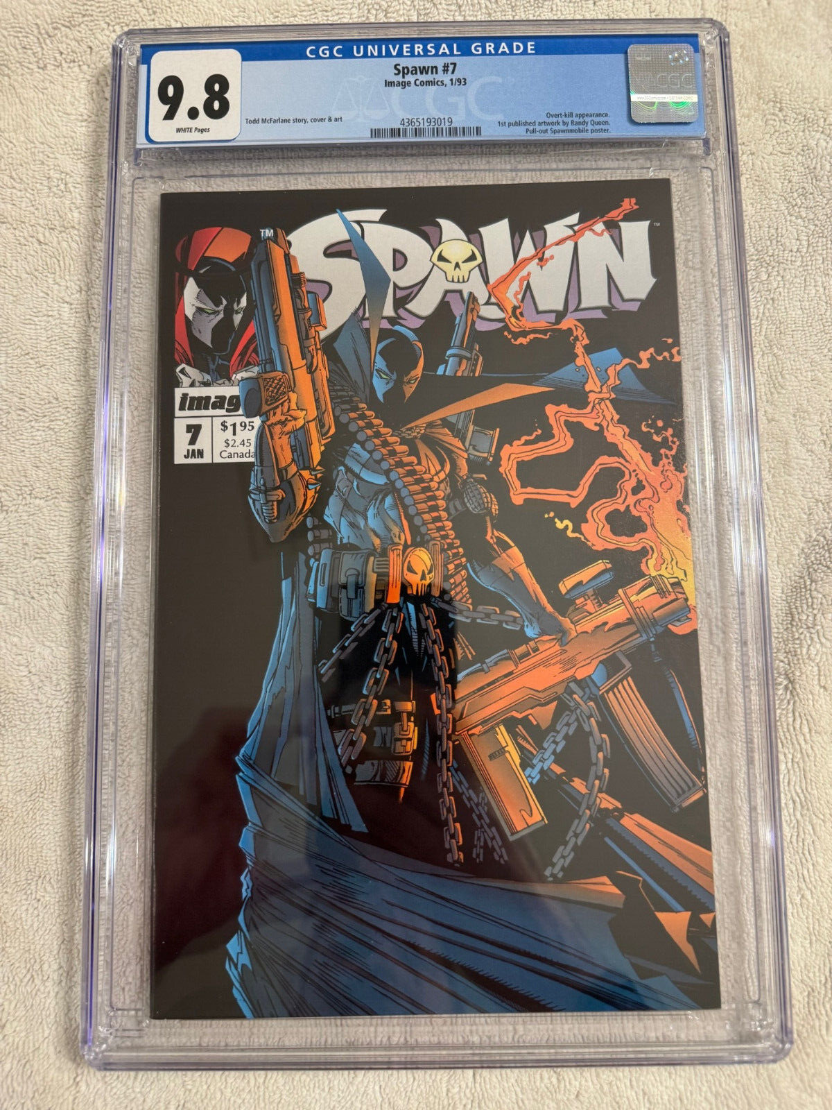 Spawn #7 - CGC 9.8 - White Pages - Image 1993