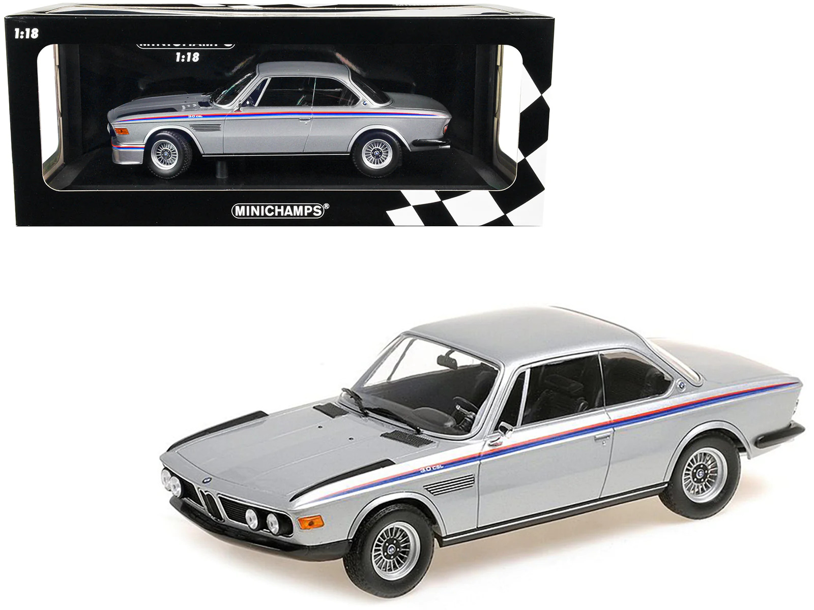 1973 BMW 30 CSL 540 1/18 Diecast Model Car