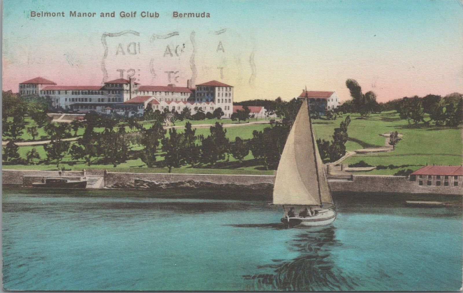 Postcard Belmont Manor and Golf Club Bermuda 