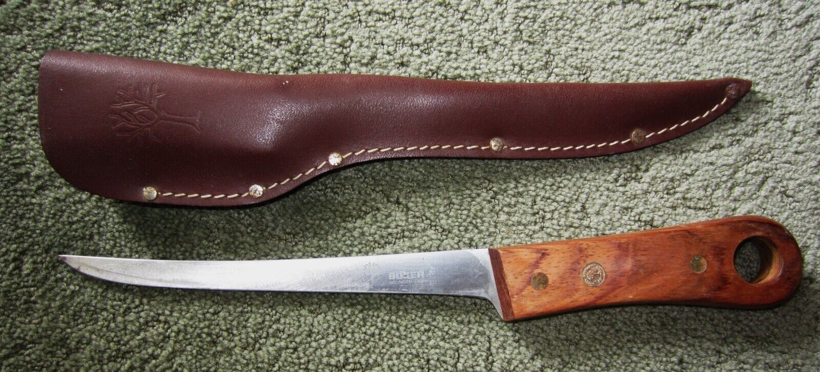 Boker F8S Stainless Solingen Fillet Knife Vintage Germany