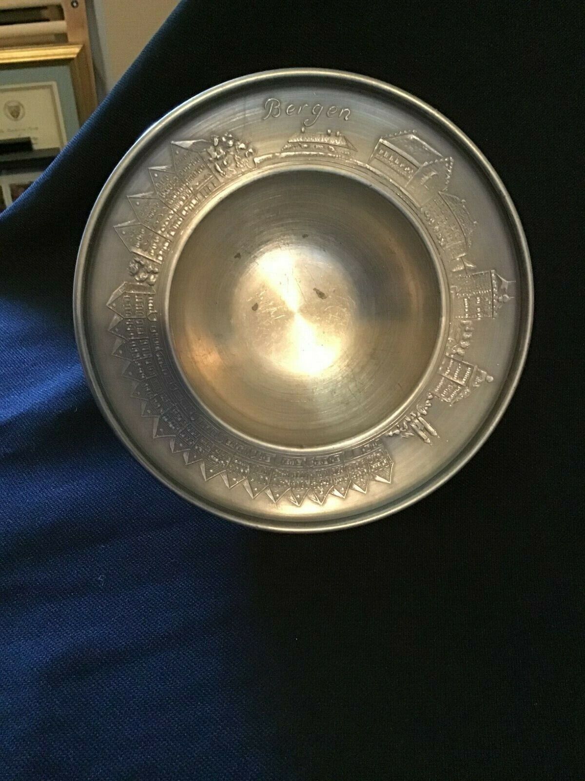 Vintage Vesttinn Pewter bowl - Made in Norway - Collectible - Great Condition