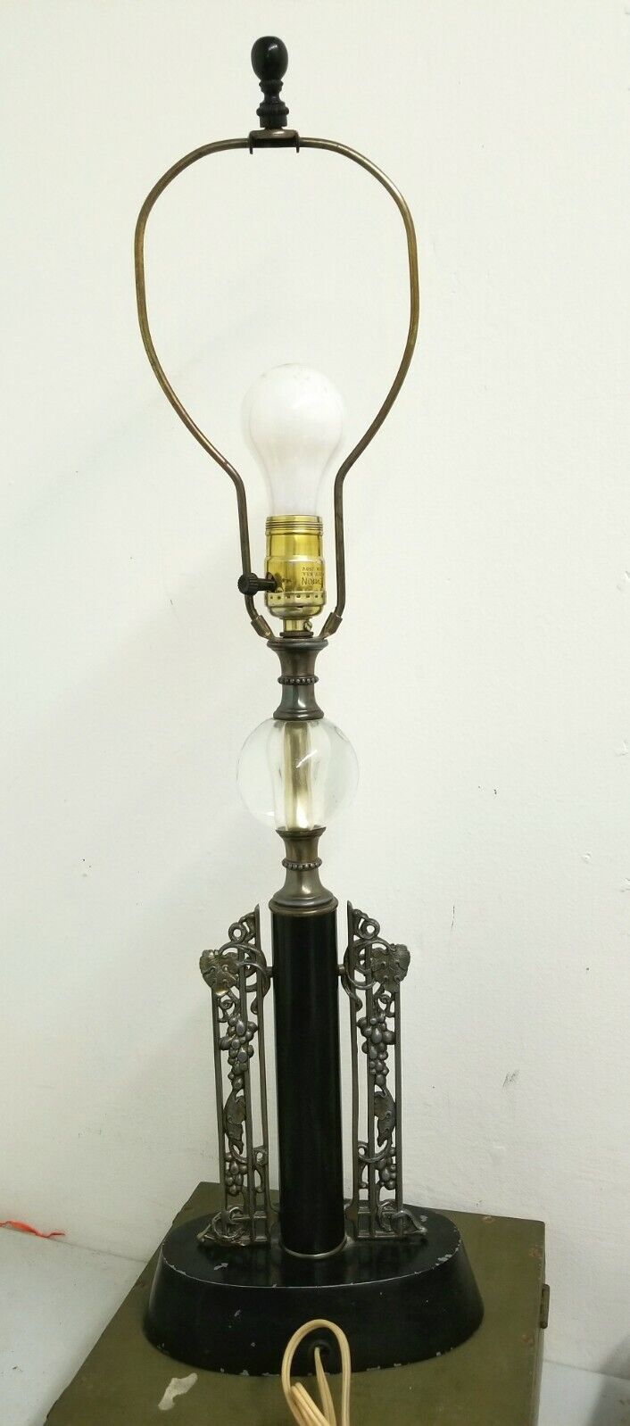 Mutual Sunset Lamp Co. 5195 Table Lamp MSLC Art Deco Style Vintage Designer