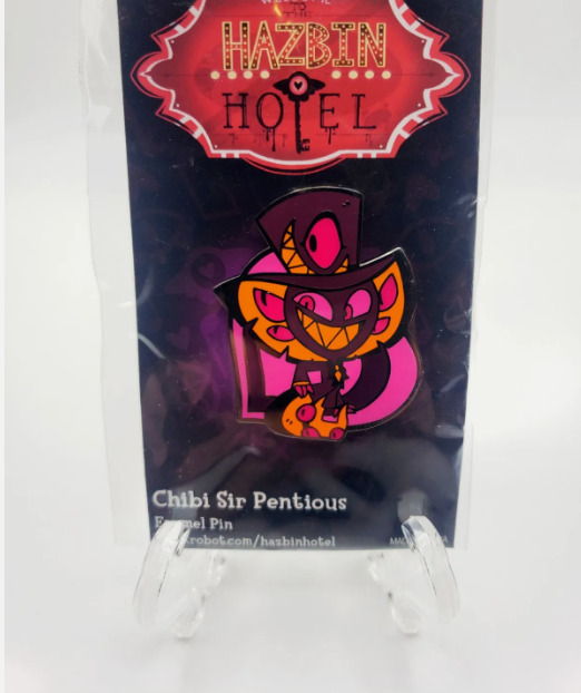 Hazbin Hotel Sir Pentious Pin BRAND NEW SOLD OUT