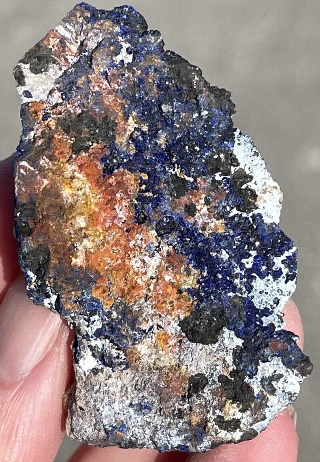 26g Natural Azurite Crystal Mineral Specimen Display Piece Mexico
