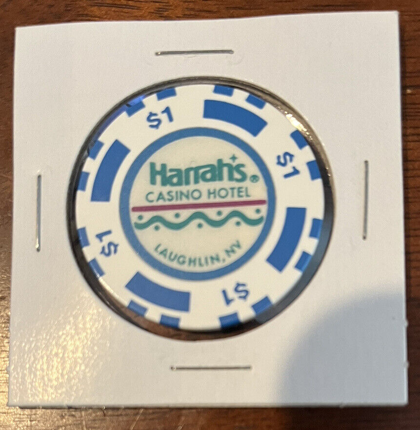 $1 Harrah's Casino Hotel Casino Chip Token  Laughlin, Nevada NV