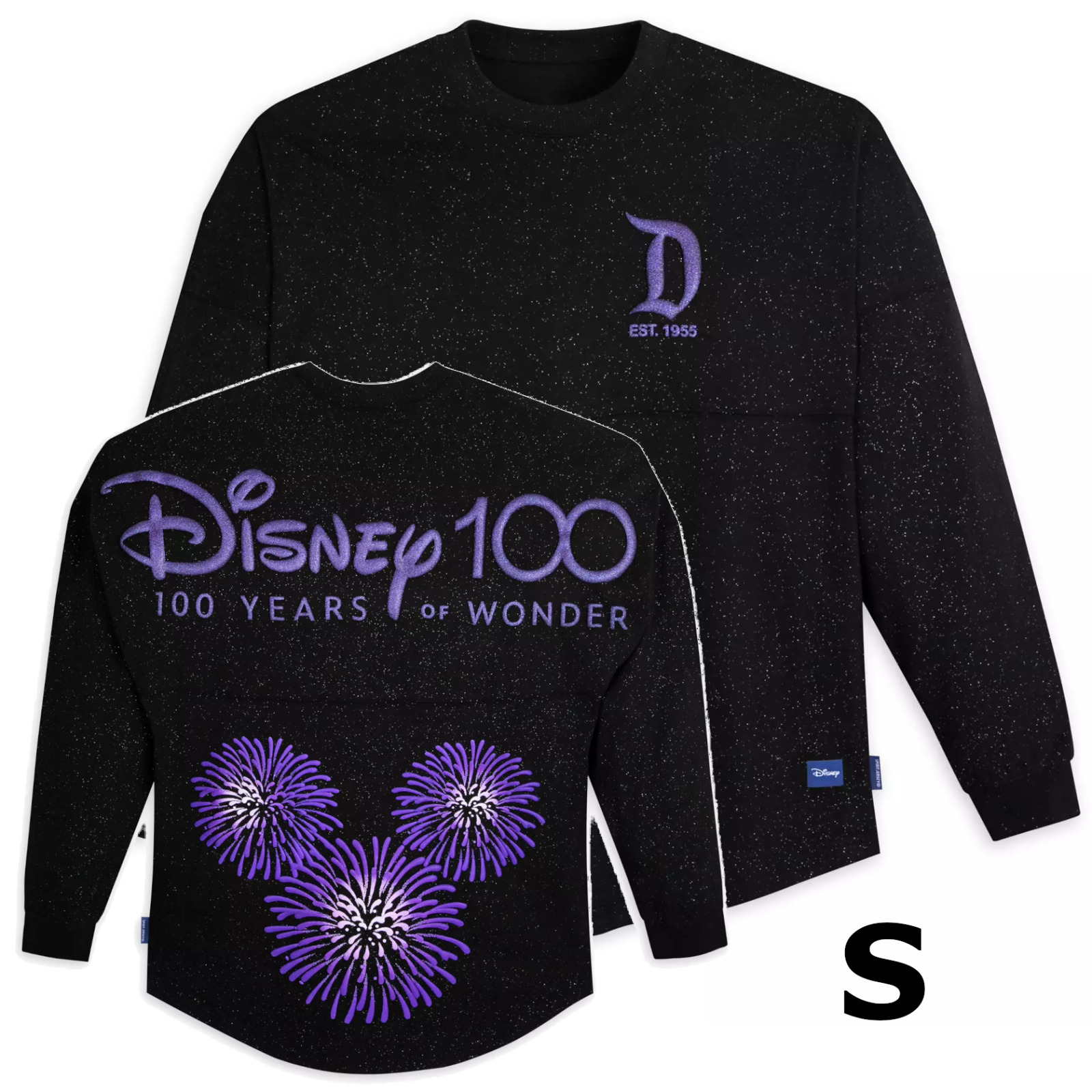 Disneyland Disney 100 Platinum Celebration Fireworks Finale Spirit Jersey SMALL