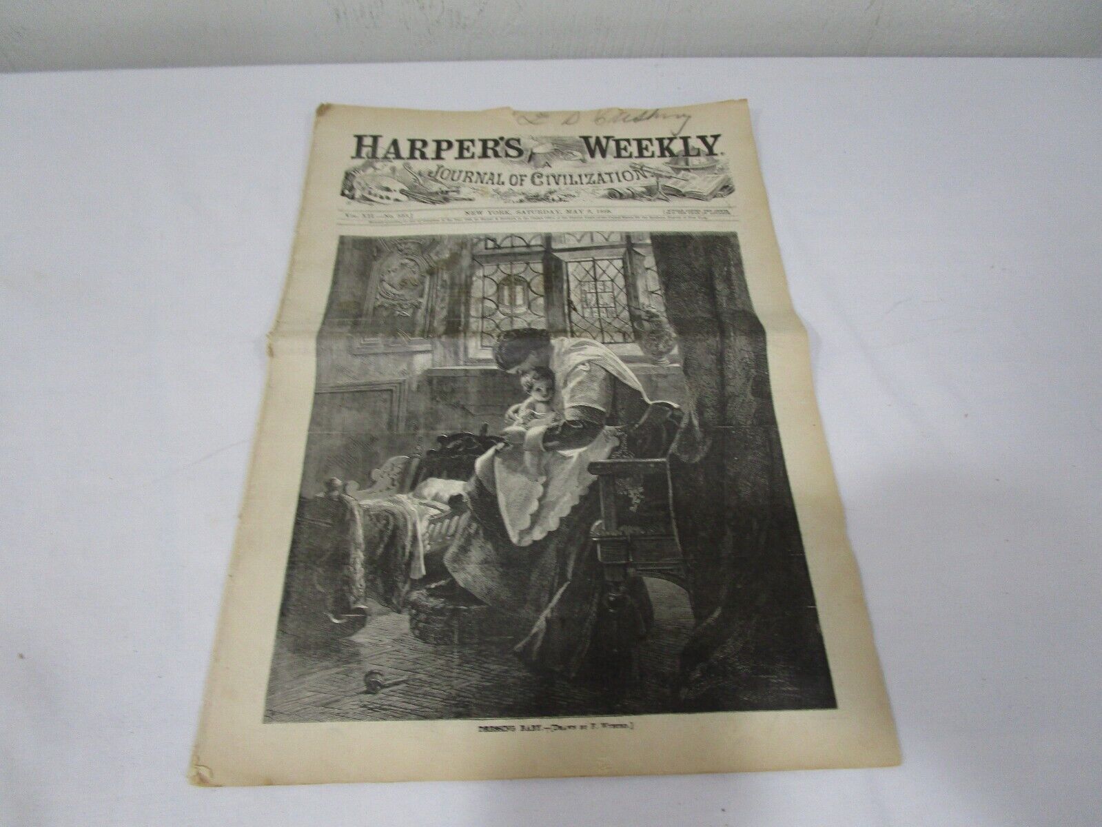 Harpers Weekly Newspaper - May 9 1868 -----------------------------------  Cool