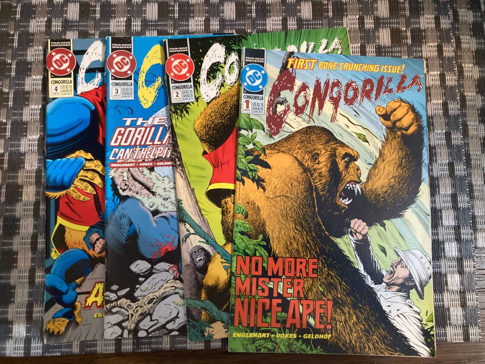 Congorilla DC 1-4 DC Comics Complete Run