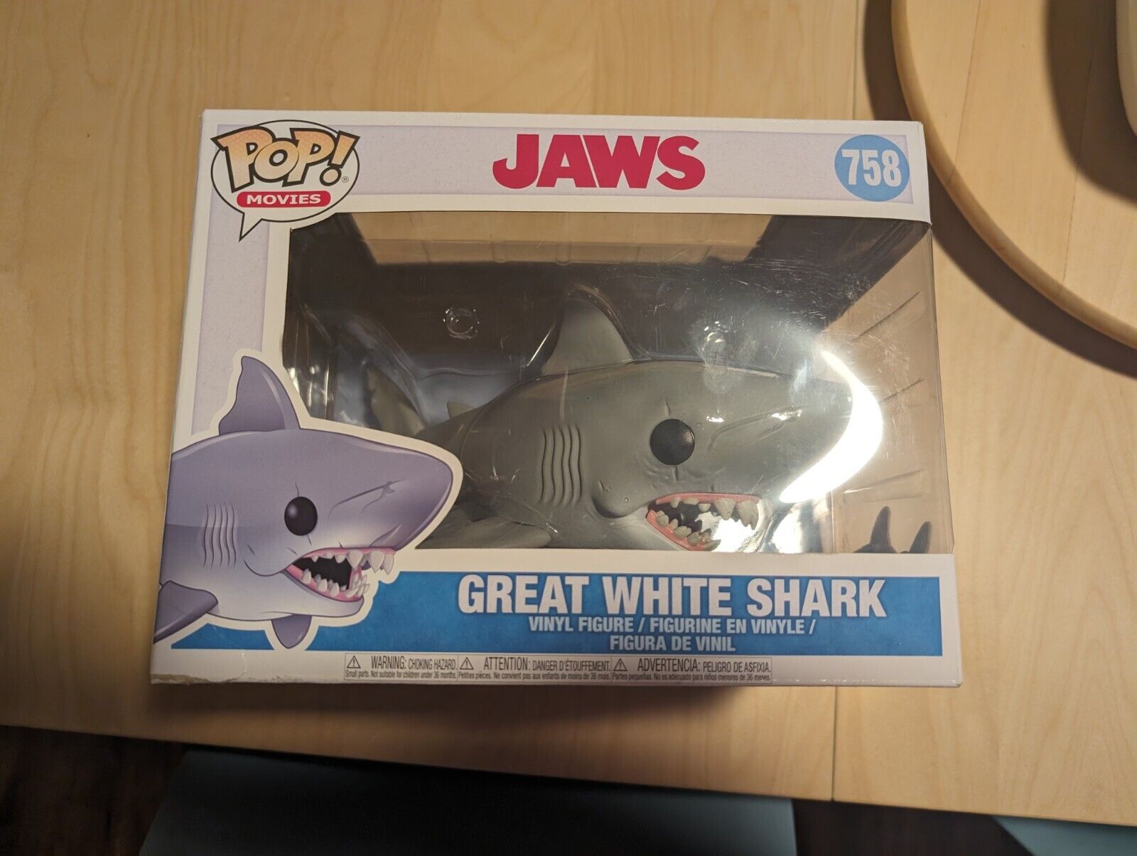 JAWS Funko Pop Great White Shark 6” 758