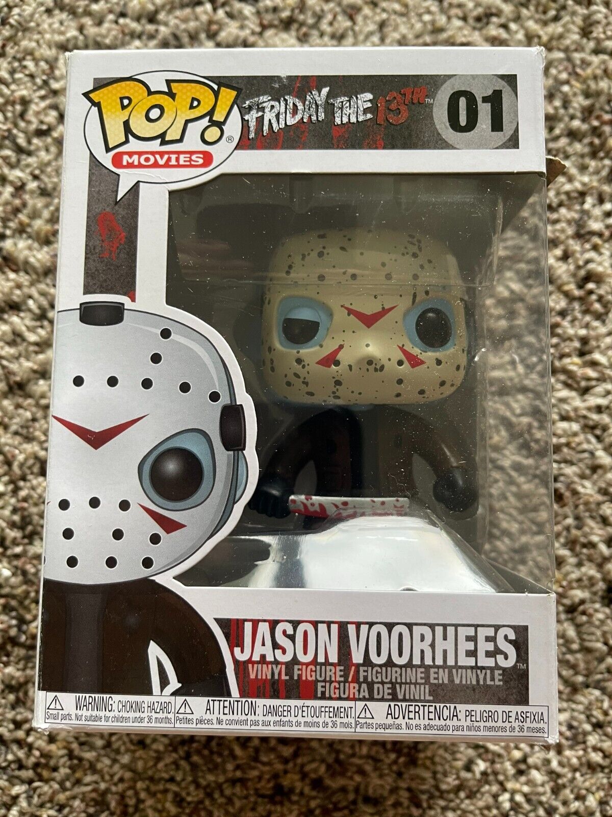 Funko Pop Movies Friday the 13th Jason Voorhees #01 New/Damaged Box