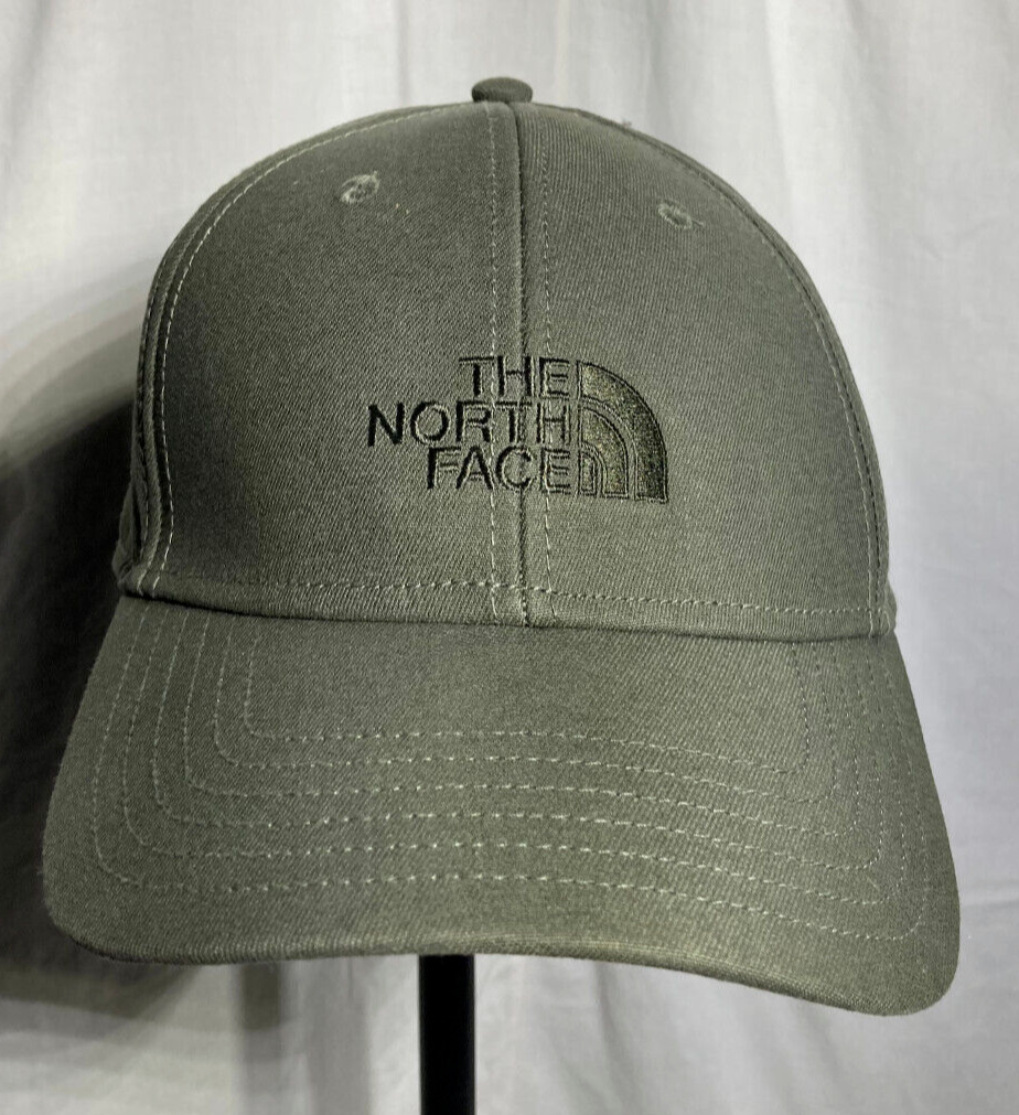 The North Face Logo Classic Fit 100% Cotton Baseball Cap Unisex OS Dark Green