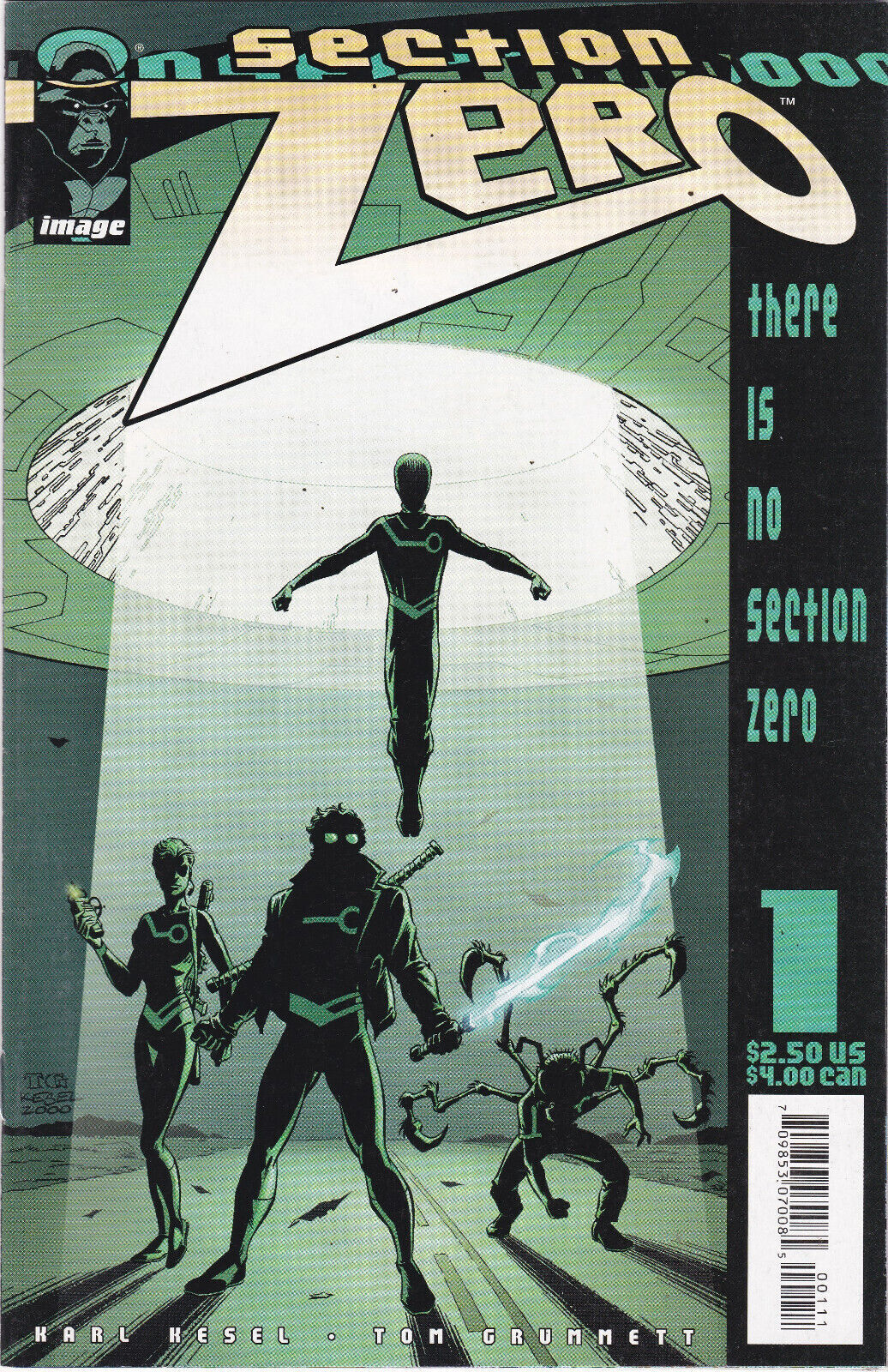 Section Zero #1  IMAGE Comics 2000 High Grade