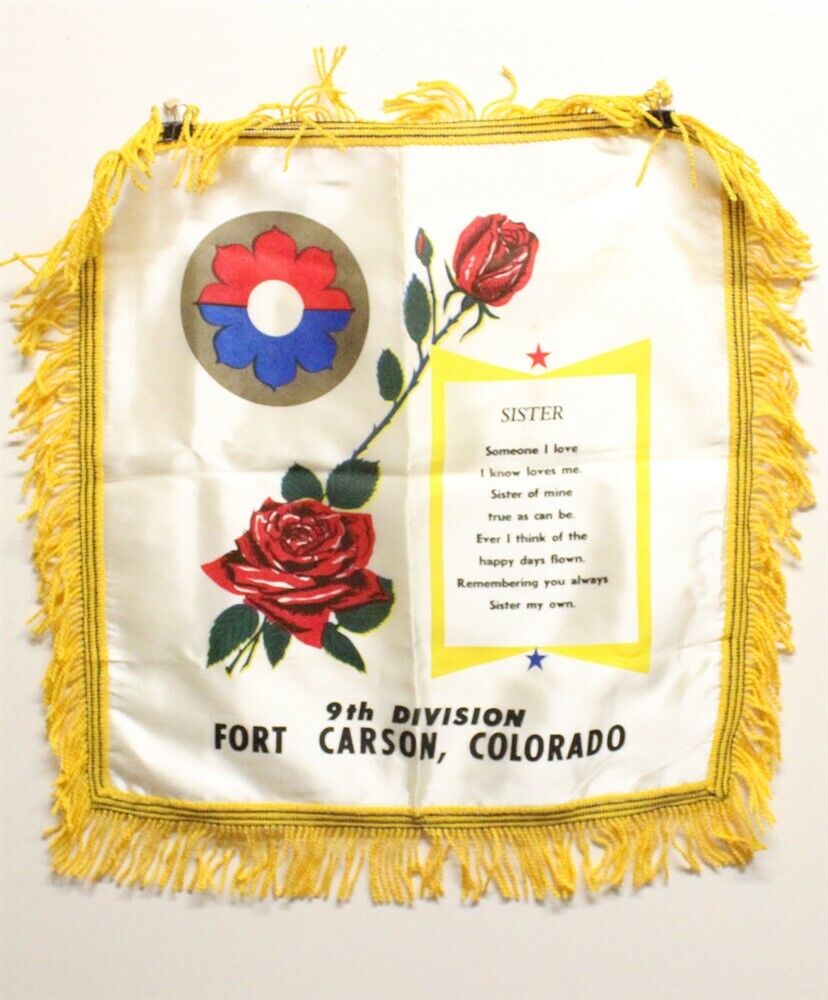 Home Front: Pillow Cover - 9th Infantry Division, Ft. Carson, Colorado