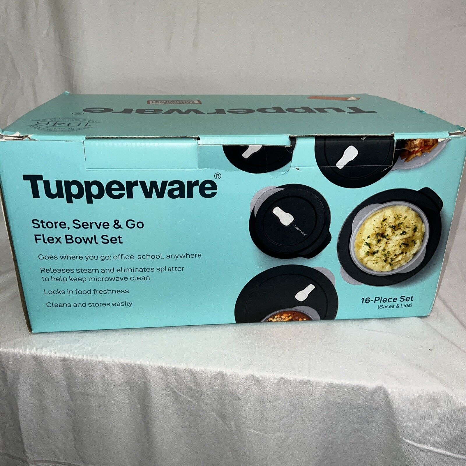 Tupperware Store, Serve & Go Flex Bowl Set 16-piece