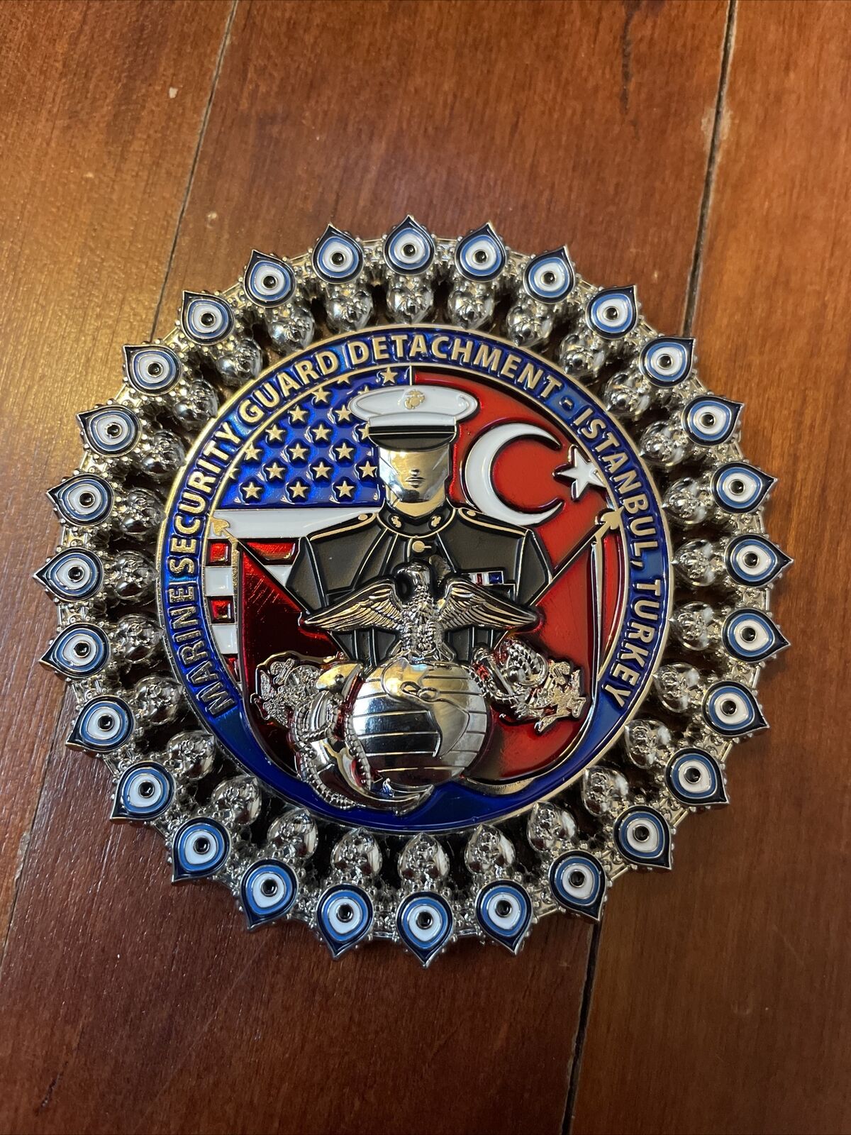 MSG Det Marine Security Guard Detachment Embassy Istanbul Turkey Challenge Coin