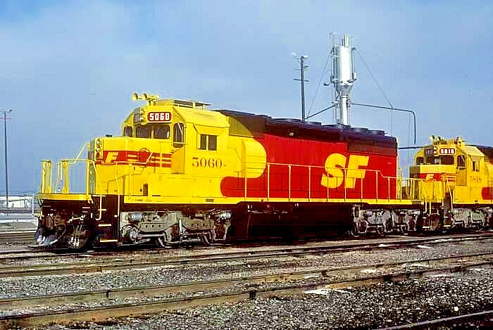 ATSF 5060_DEC 1986___ORIGINAL TRAIN SLIDE