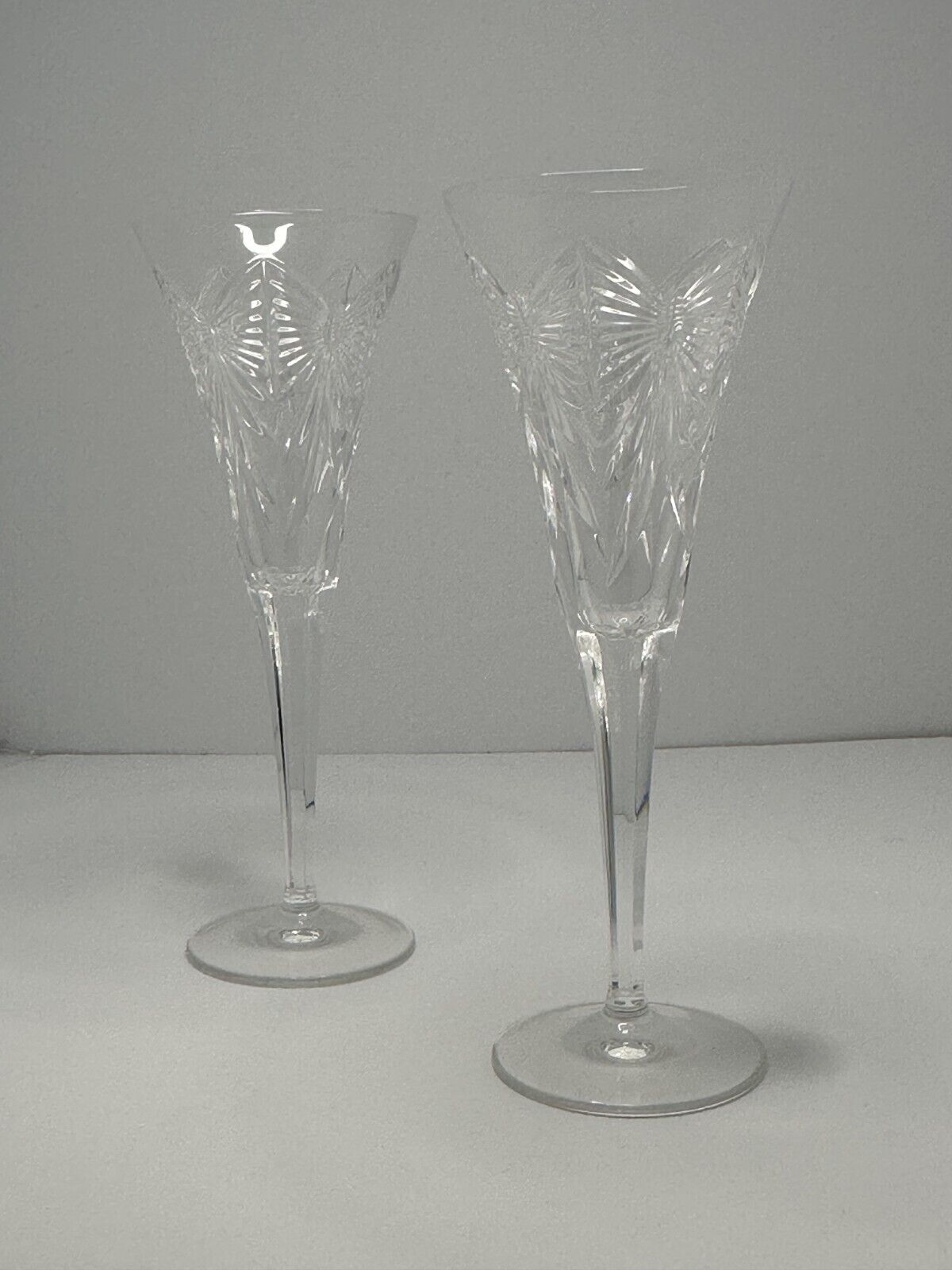 Pair of Waterford Crystal Millennium Collection \