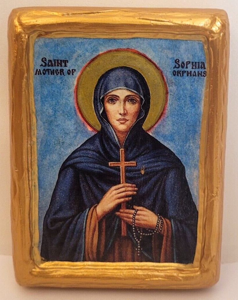 Saint Sophia Mother of Orphans St. Sophie Catholic & Greek Eastern Orthodox Icon
