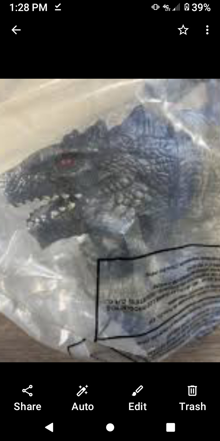 1998 GODZILLA CUP HOLDER Taco Bell Collectible Promotional Sealed Vintage