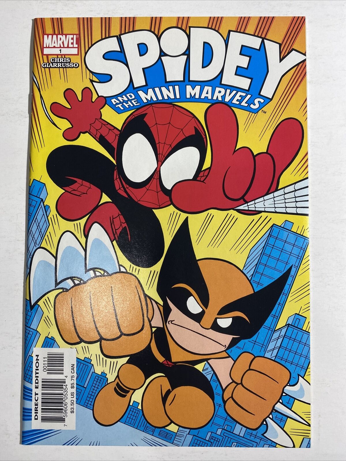 SPIDEY AND THE MINI MARVELS #1, MARVEL COMICS, 2003, CHRIS GIARRUSSO MCU
