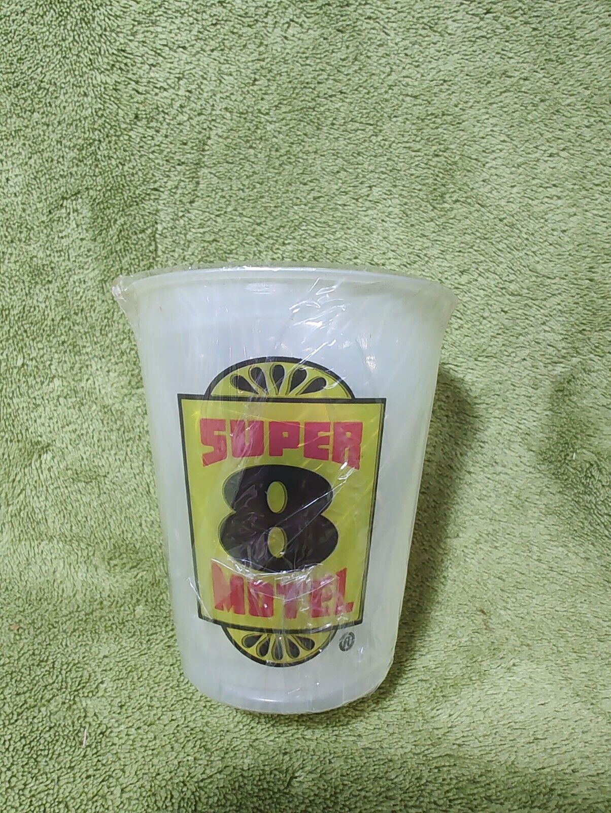 Vintage Super 8 Motel Cup Sealed Set Of 5