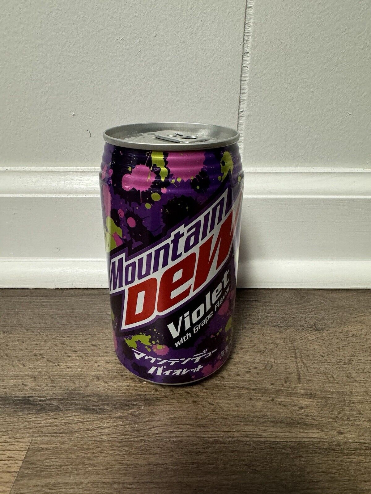 NEW Rare Unopened Mountain Dew Violet 12 oz Can Full Sealed Limited Edition
