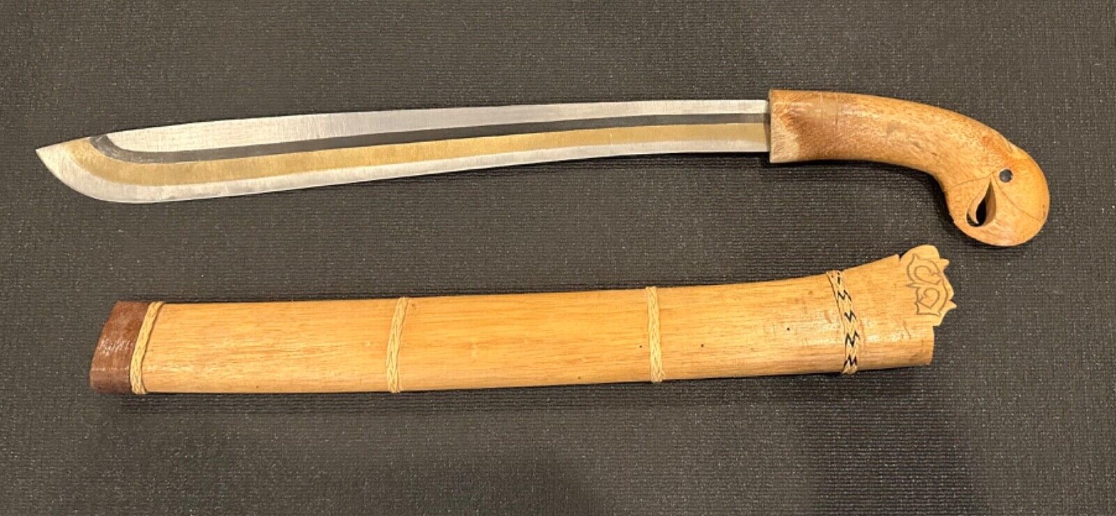 Indonesian Sword, bird handle, approximately 22 inches long