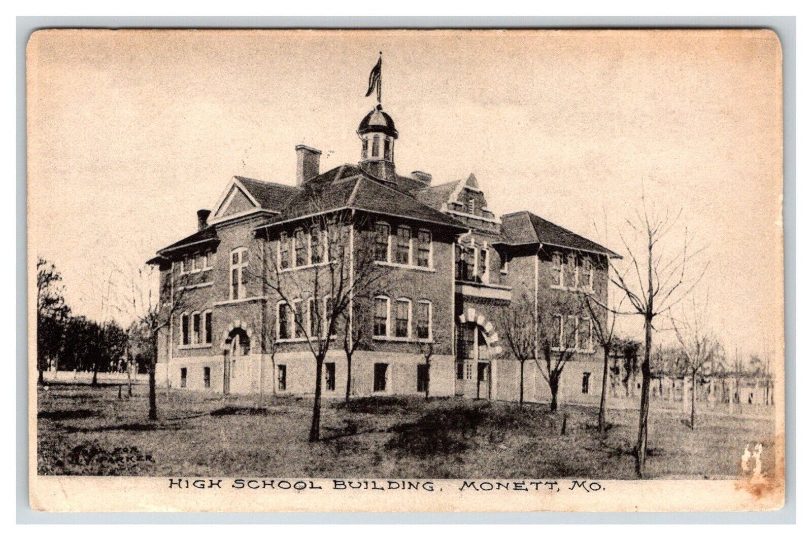 Missouri Monett High school c 1905