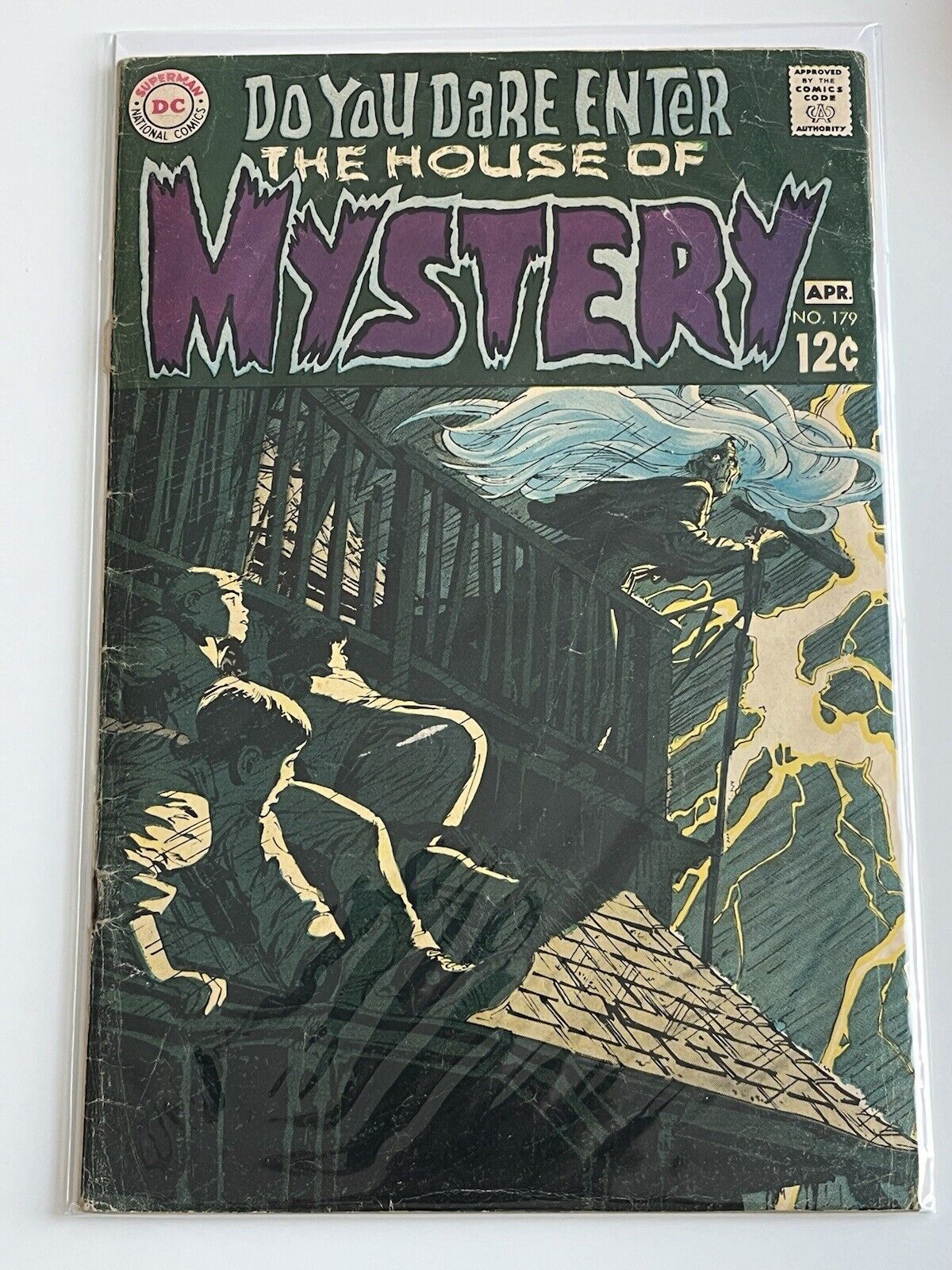 HOUSE OF MYSTERY #179 [1969] 1ST BERNIE WRIGHTSON ART Nice
