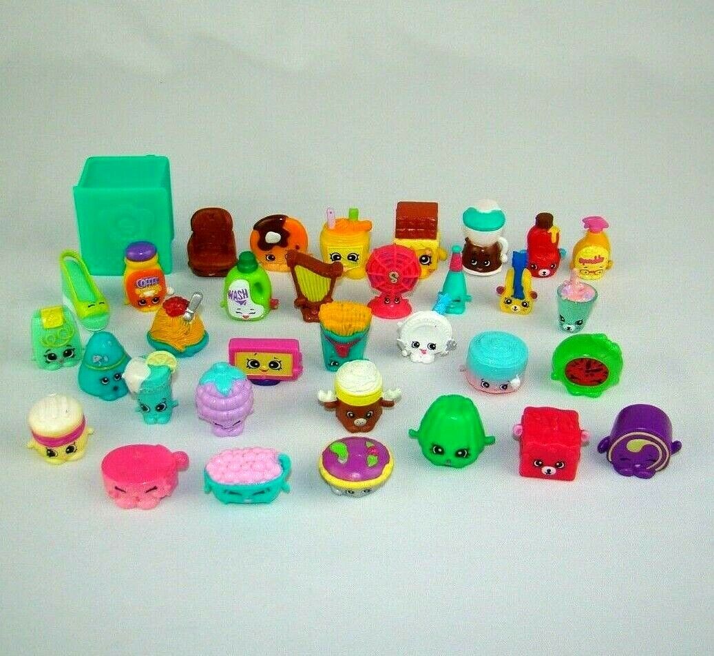 Shopkins Lot of 34 Loose Mini Toys Seasons 1 2 3 4 5 6 7 8 9 10 Moose Lot #1
