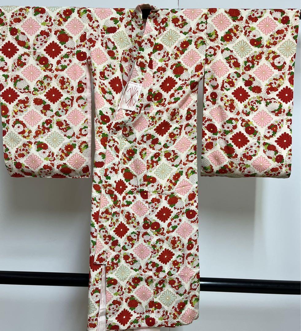 Japanese Antique Children\'s First Wear Kimono Visit Retro Remake