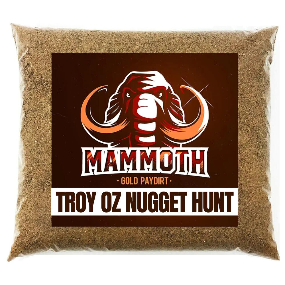 MAMMOTH NUGGET OUNCE HUNT - Gold Paydirt Concentrate - Chase For Troy Oz Nugget